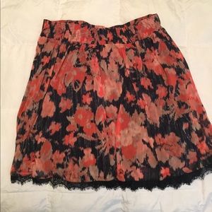 Cute multicolor plus-size skirt